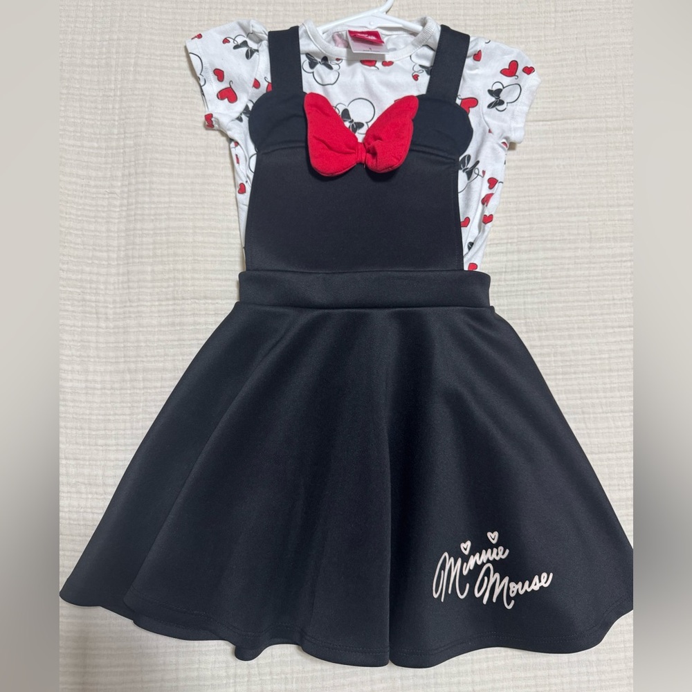 Cute Disney Minnie Mouse Black and Red Dress